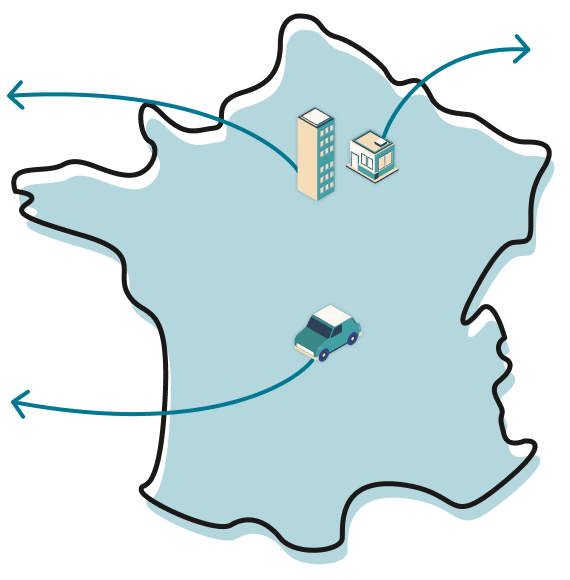 Carte de l'organisation de La Maison Saint-Gobain